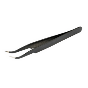 Centro Curved Black Tweezers